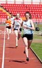 Phillippa Stone (Middlesbrough Mandale) wins the under-17 womens 800 metres North Eastern Championships, Gateshead International Stadium.  Photos: David T. Hewitson/Sports for All Pics